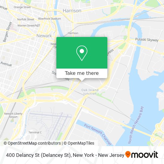 Mapa de 400 Delancy St (Delancey St)