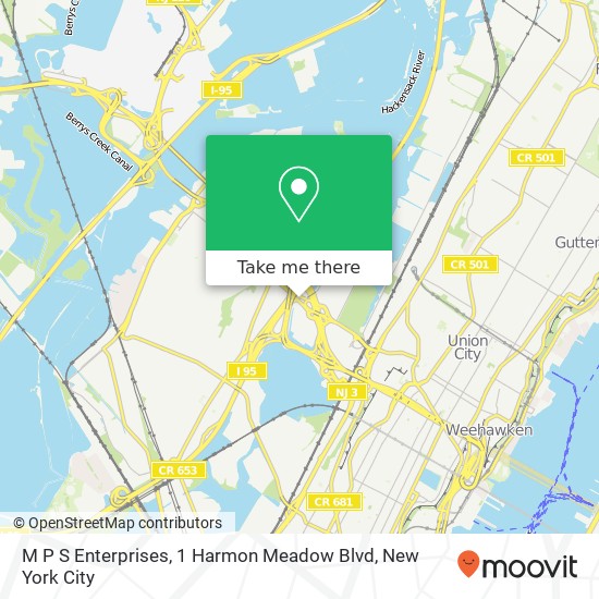 M P S Enterprises, 1 Harmon Meadow Blvd map