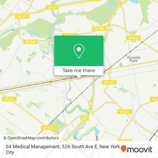 Mapa de S4 Medical Management, 526 South Ave E