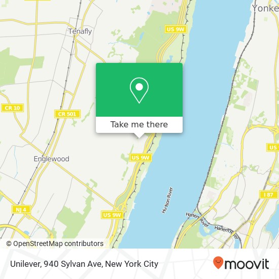 Mapa de Unilever, 940 Sylvan Ave