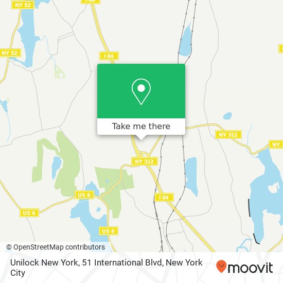 Mapa de Unilock New York, 51 International Blvd