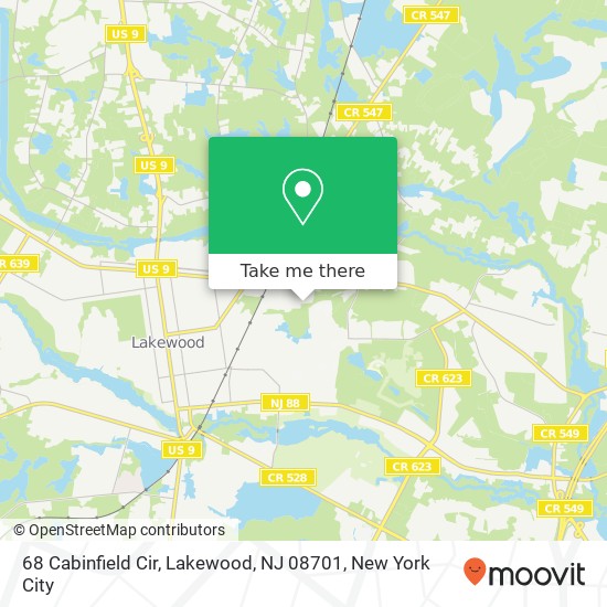 68 Cabinfield Cir, Lakewood, NJ 08701 map