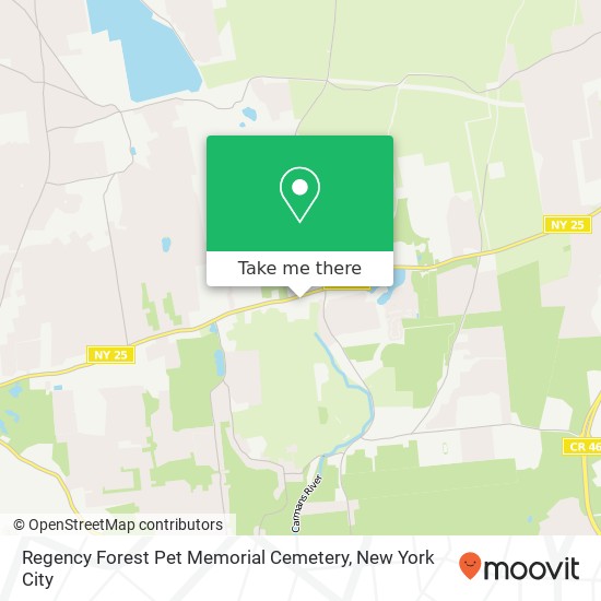 Regency Forest Pet Memorial Cemetery, 760 Middle Country Rd map