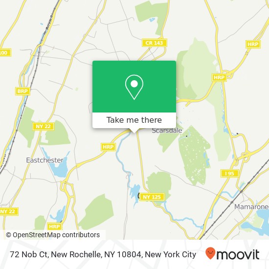 72 Nob Ct, New Rochelle, NY 10804 map