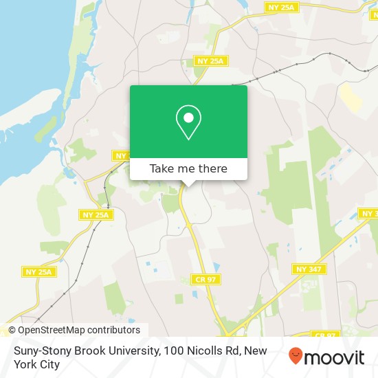 Suny-Stony Brook University, 100 Nicolls Rd map