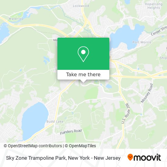 Sky Zone Trampoline Park map