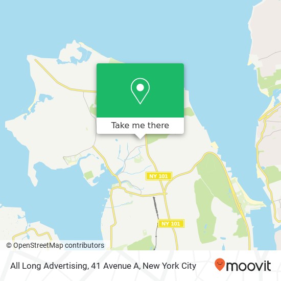 All Long Advertising, 41 Avenue A map
