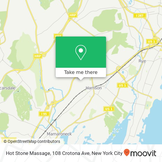 Mapa de Hot Stone Massage, 108 Crotona Ave
