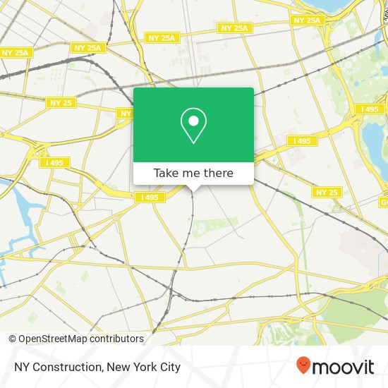 NY Construction map