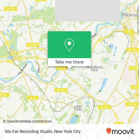 Mo Fat Recording Studio map