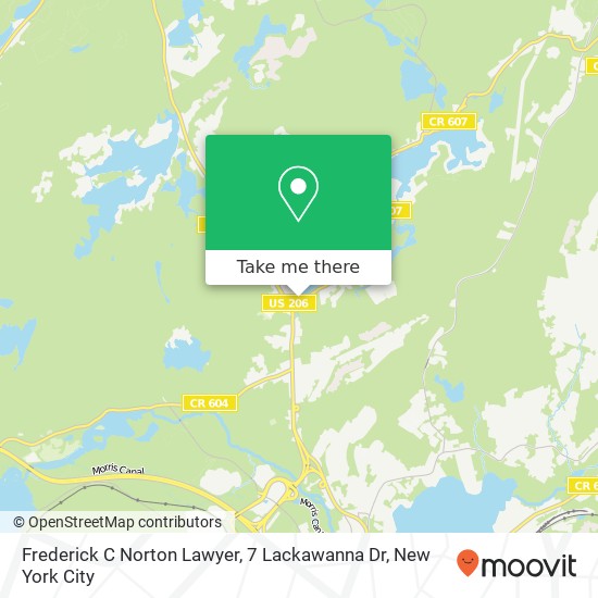 Frederick C Norton Lawyer, 7 Lackawanna Dr map