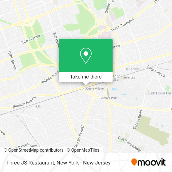 Three JS Restaurant map