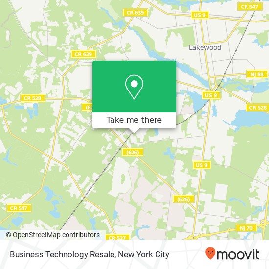Business Technology Resale map