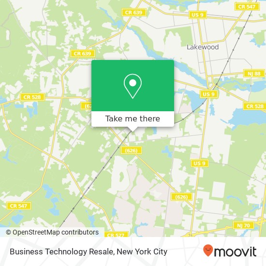 Mapa de Business Technology Resale