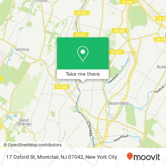 17 Oxford St, Montclair, NJ 07042 map