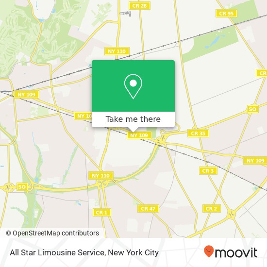 Mapa de All Star Limousine Service