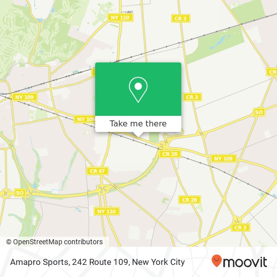 Amapro Sports, 242 Route 109 map