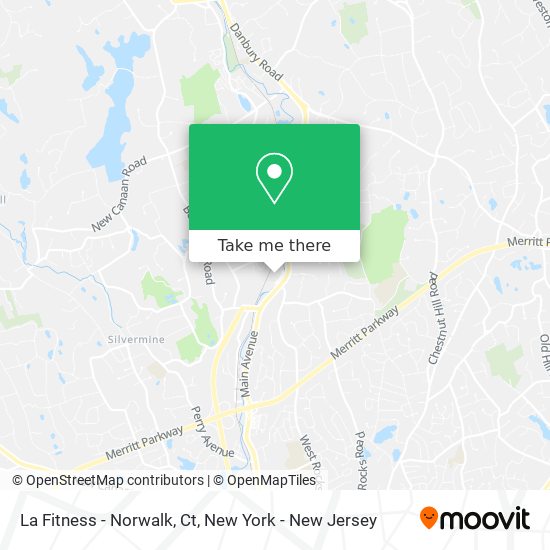 Mapa de La Fitness - Norwalk, Ct