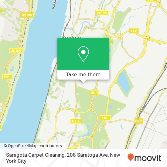 Mapa de Saragota Carpet Cleaning, 208 Saratoga Ave