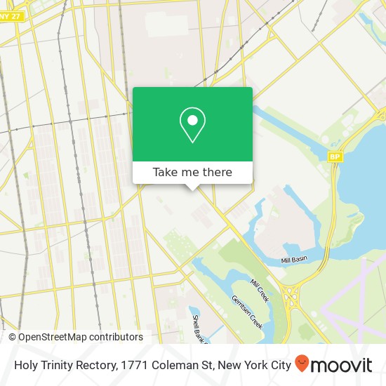 Mapa de Holy Trinity Rectory, 1771 Coleman St