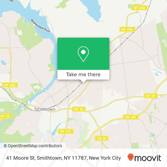 41 Moore St, Smithtown, NY 11787 map