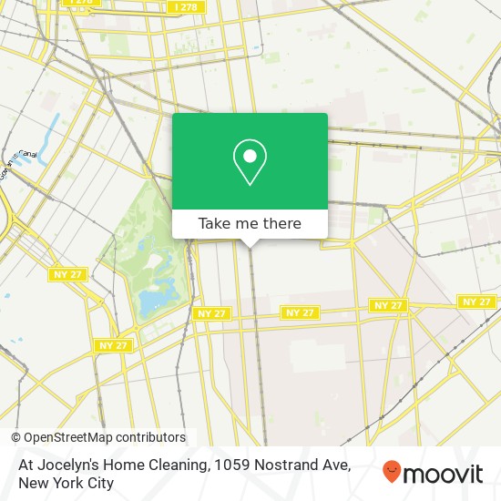 At Jocelyn's Home Cleaning, 1059 Nostrand Ave map