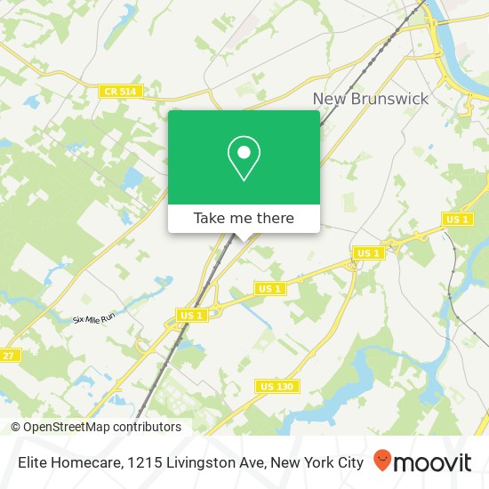 Elite Homecare, 1215 Livingston Ave map