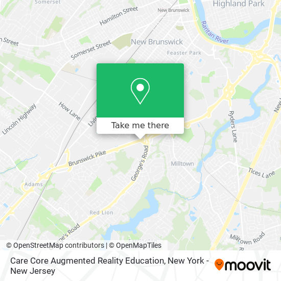 Care Core Augmented Reality Education map