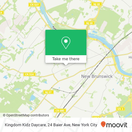Mapa de Kingdom Kidz Daycare, 24 Baier Ave