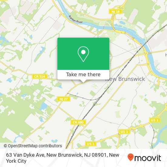 63 Van Dyke Ave, New Brunswick, NJ 08901 map