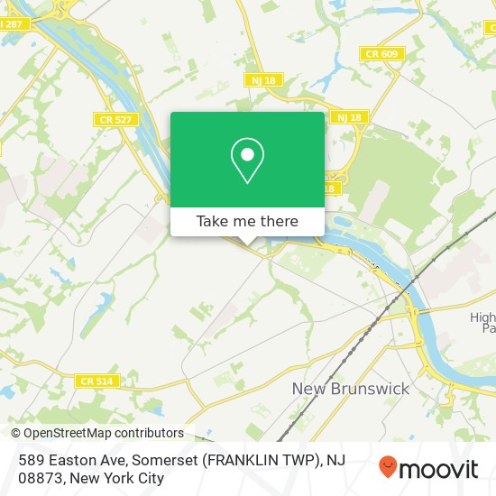 589 Easton Ave, Somerset (FRANKLIN TWP), NJ 08873 map