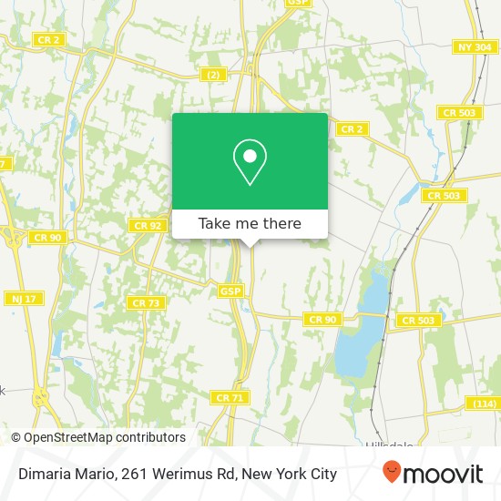 Dimaria Mario, 261 Werimus Rd map