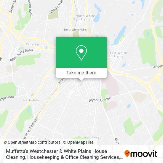 Mapa de Muffetta's Westchester & White Plains House Cleaning, Housekeeping & Office Cleaning Services