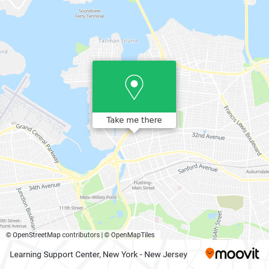 Learning Support Center map
