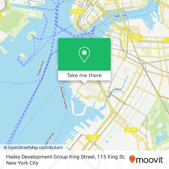 Mapa de Hailey Development Group King Street, 115 King St