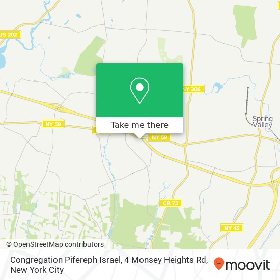 Congregation Pifereph Israel, 4 Monsey Heights Rd map