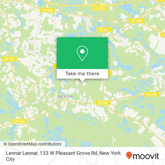 Mapa de Lennar Lennar, 133 W Pleasant Grove Rd