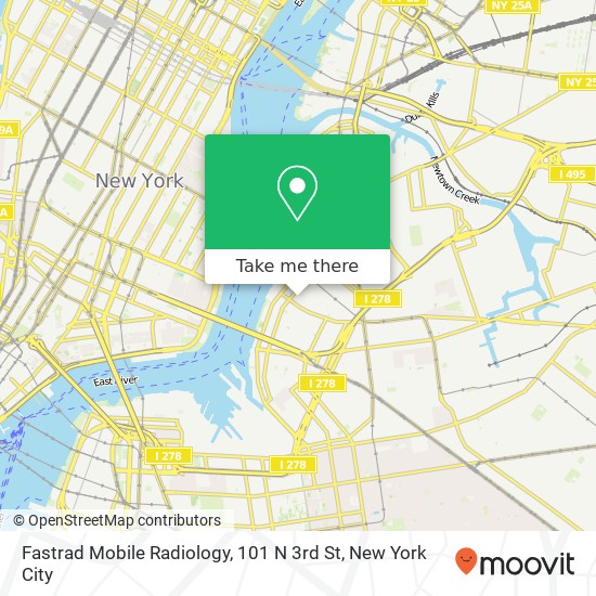 Fastrad Mobile Radiology, 101 N 3rd St map
