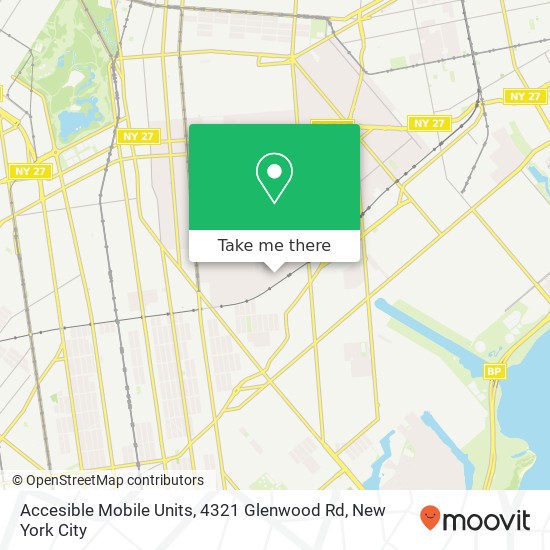 Accesible Mobile Units, 4321 Glenwood Rd map