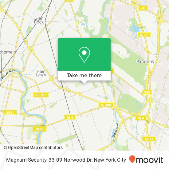 Magnum Security, 33-09 Norwood Dr map