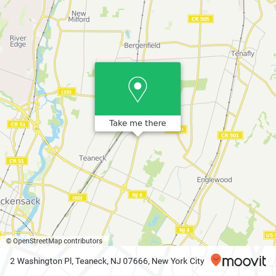 2 Washington Pl, Teaneck, NJ 07666 map