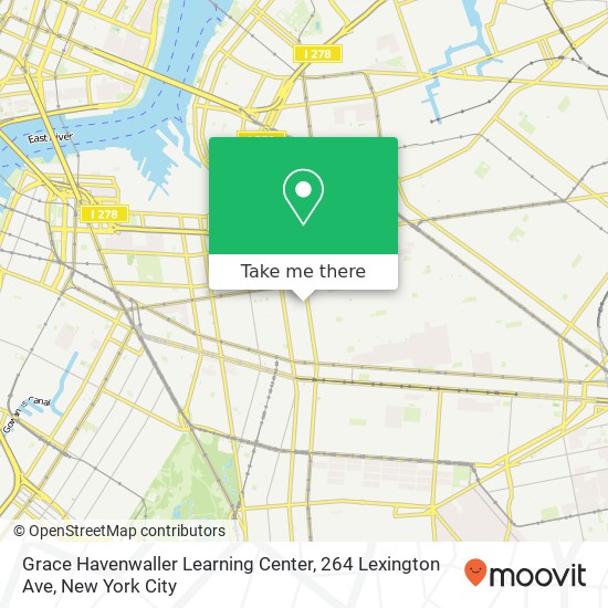 Mapa de Grace Havenwaller Learning Center, 264 Lexington Ave