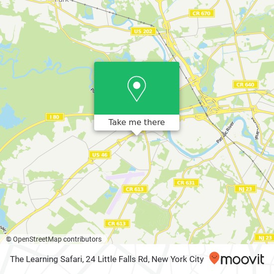 Mapa de The Learning Safari, 24 Little Falls Rd