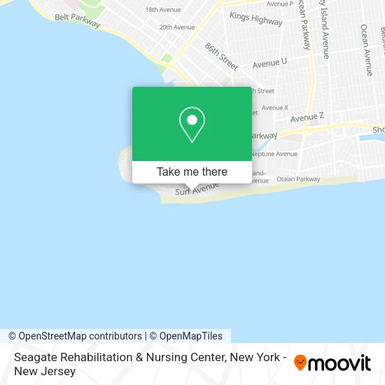 Seagate Rehabilitation & Nursing Center map