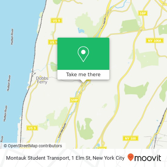 Montauk Student Transport, 1 Elm St map