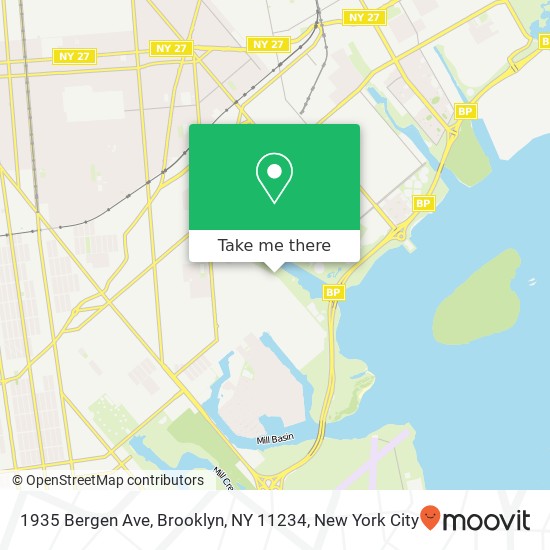 Mapa de 1935 Bergen Ave, Brooklyn, NY 11234