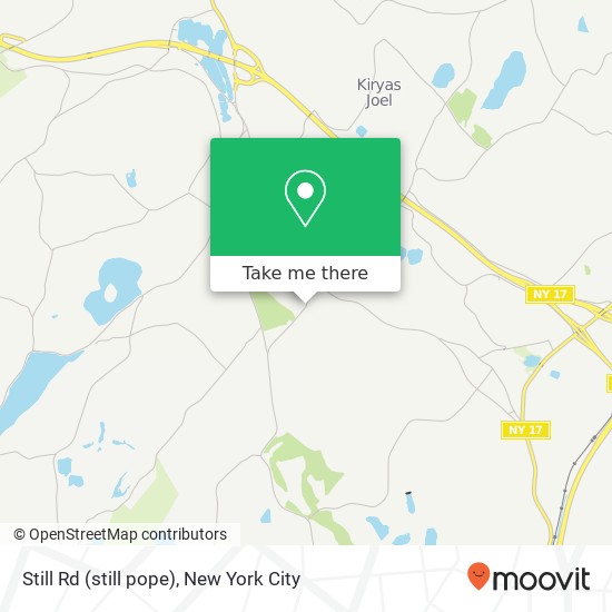 Mapa de Still Rd (still pope), Monroe, NY 10950
