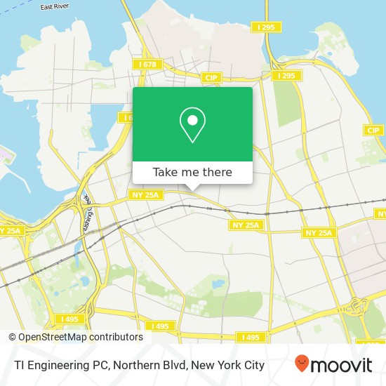 TI Engineering PC, Northern Blvd map