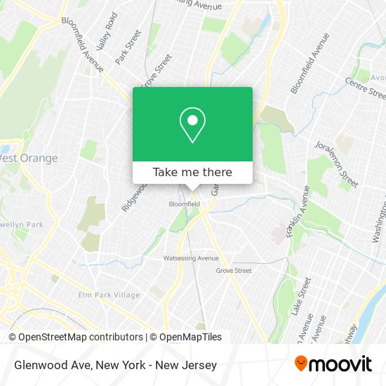 Mapa de Glenwood Ave