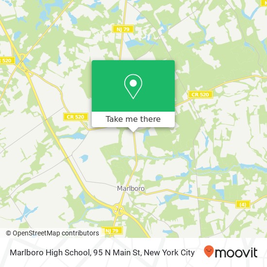 Mapa de Marlboro High School, 95 N Main St